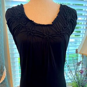 Black August Silk Buttery Soft Top Size M